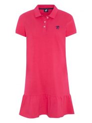 Polo Sylt Sukienka polo w kolorze różowym rozmiar: XXL. Różowe sukienki Polo Sylt, xxl, bez wzorów, z bawełny, bez kołnierzyka, bez ramiączek, midi. Za 118.84 zł.