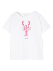 TATUUM Koszulka "Monki" w kolorze białym rozmiar: XXL. Białe bluzki Tatuum, xxl, bez wzorów, z bawełny, bez kołnierzyka, bez ramiączek. Za 74.99 zł.