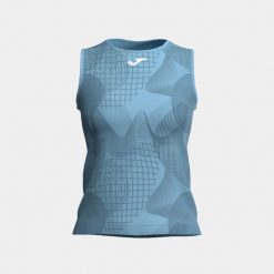 Tank top tenisowy damski Joma Challenge. Niebieskie koszulki sportowe Joma, bez wzorów, bez ramiączek, tenisowe. Za 119.99 zł.