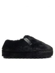Calvin Klein Jeans Kapcie Home Anke Slipper Wn Fur YW0YW01596 Czarny. Czarne obuwie domowe Calvin Klein Jeans, bez wzorów, z jeansu, bez zapięcia. Za 289.99 zł.