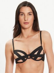 Bluebella Biustonosz z fiszbiną Emilia 40246-BK Czarny. Czarne biustonosze BlueBella, bez wzorów, z syntetyku. Za 129.99 zł.