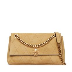 Torebka Tory Burch. Brązowe torebki klasyczne Tory Burch, bez wzorów, bez dodatków. Za 2,384.00 zł.