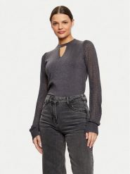 Morgan Jeansy 242-PSTRASS Szary Mom Fit. Szare jeansy Morgan, bez wzorów. Za 189.99 zł.