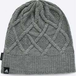 Adidas Performance - Czapka. Szare czapki adidas Performance, bez wzorów, z dzianiny. W wyprzedaży za 59.90 zł.