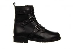 Botki Bayla-161 077 47432 125 01 Black 161582, Czarny, Skóra naturalna - 38. Czarne botki Bayla, na zimę, bez wzorów, z gumy, z okrągłym noskiem, za kostkę, bez obcasa, bez zapięcia. W wyprzedaży za 179.10 zł.