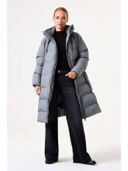Garcia Płaszcz zimowy w kolorze szarym rozmiar: XS. Szare płaszcze Garcia, na zimę, xs, bez wzorów, z puchu, bez kaptura. Za 389.08 zł.