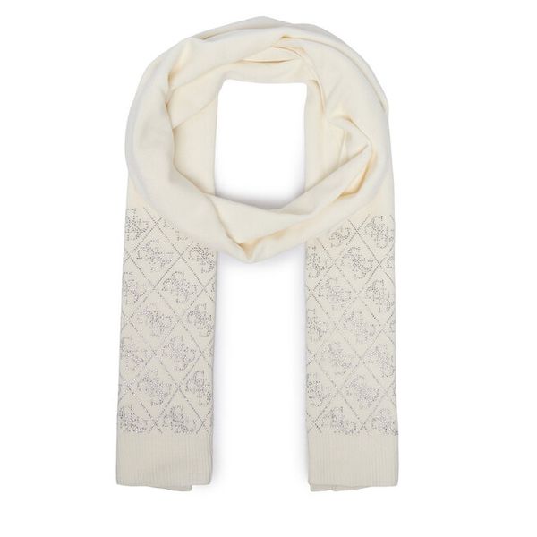 Szalik Guess. Białe szaliki Guess, z aplikacjami. Za 294.99 zł.