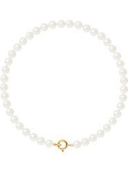 Pearline Bransoletka perłowa w kolorze białym rozmiar: onesize. Białe bransoletki Pearline, z perłą, złote. Za 213.69 zł.