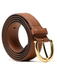 Lauren Ralph Lauren Pasek Damski Charm Classc 412802952005 Brązowy. Brązowe paski Lauren Ralph Lauren, bez wzorów, ze skóry. Za 239.99 zł.