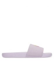Calvin Klein Klapki Essential Slide Pride Cv Wn HW0HW03297 Fioletowy jasny. Fioletowe klapki Calvin Klein, bez wzorów, z materiału, bez obcasa. Za 189.99 zł.