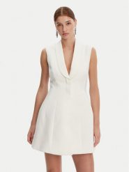 Bardot Sukienka koktajlowa 59724DB Écru Regular Fit. Sukienki Bardot, bez wzorów, z syntetyku, wizytowe, bez kołnierzyka, bez ramiączek. Za 439.99 zł.