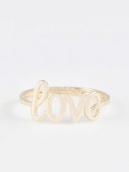 OR ÉCLAT Złoty pierścionek "Love" rozmiar: 56. Żółte pierścionki OR ÉCLAT, złote. Za 956.99 zł.