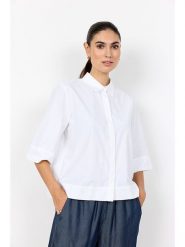 Soyaconcept Bluzka "Netti" w kolorze białym rozmiar: XXL. Białe bluzki Soyaconcept, xxl, bez wzorów, z bawełny, bez kołnierzyka, bez ramiączek. Za 118.56 zł.