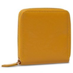ACCCESSORIES 1W1-009-SS20 Żółty. Żółte portfele ACCCESSORIES, bez wzorów, ze skóry ekologicznej. Za 39.99 zł.
