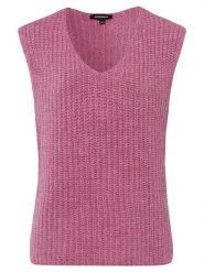 More & More Bezrękawnik w kolorze różowym rozmiar: 38. Różowe swetry More & More, bez wzorów, ze splotem, bez ramiączek. Za 95.69 zł.