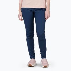 Spodnie damskie Rossignol Poursuite. Niebieskie spodnie narciarskie Rossignol, bez wzorów, narciarskie. Za 419.99 zł.