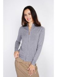 C& Jo Kardigan w kolorze szarym rozmiar: 36. Szare kardigany C& Jo, bez wzorów, z kaszmiru. Za 121.99 zł.