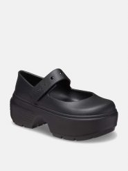 Crocs Baleriny "Stomp Jane" w kolorze czarnym rozmiar: 42/43. Czarne baleriny Crocs, bez wzorów, bez obcasa, na platformie. Za 158.10 zł.