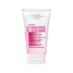Loreal Ideal Soft Żel-krem oczyszczający do cery suchej i wrażliwej 150 ml. Oczyszczanie Loreal. Za 16.50 zł.