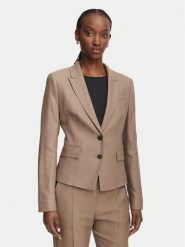 BOSS Marynarka 50564479 Brązowy Slim Fit. Brązowe marynarki i żakiety Boss, bez wzorów, z wiskozy. Za 1,909.00 zł.