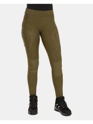 Kilpi Legginsy funkcyjne "Mounteria" w kolorze khaki rozmiar: 42. Brązowe legginsy Kilpi, bez wzorów, z materiału. Za 211.31 zł.