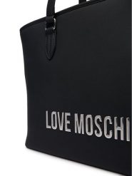 LOVE MOSCHINO Torebka JC4190PP1OKD000B Czarny. Czarne shopper Love Moschino, bez wzorów, ze skóry, bez dodatków. Za 1,049.00 zł.