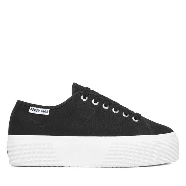 Tenisówki Superga. Czarne trampki Superga, bez wzorów, bez zapięcia. Za 299.99 zł.