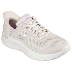 Buty sportowe Skechers Go Walk Flex Grand. Białe obuwie sportowe Skechers, z materiału, bez zapięcia, trekkingowe, Skechers Sport. Za 390.00 zł.