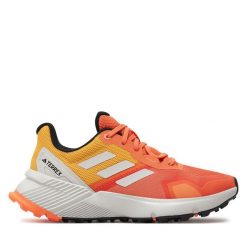 Buty do biegania adidas. Brązowe obuwie sportowe Adidas, bez zapięcia, do biegania, Adidas Terrex. Za 429.99 zł.