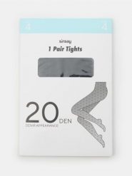 Rajstopy ze wzorem 20 DEN - czarny. Czarne rajstopy i pończochy Sinsay, bez wzorów. Za 12.99 zł.