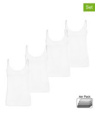 Sublevel Topy (4 szt.) w kolorze białym rozmiar: M. Białe topy Sublevel, m, bez wzorów, bez kołnierzyka, bez ramiączek. Za 70.08 zł.