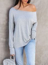 LA Angels Koszulka w kolorze jasnoszarym rozmiar: M. Szare bluzki LA Angels, m, bez wzorów, bez kołnierzyka, bez ramiączek. Za 126.99 zł.