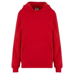 Bluza damska z kapturem Urban Classics Loose Light Brushed. Czerwone bluzy Urban Classics, bez wzorów, z polaru, z kapturem. Za 157.50 zł.
