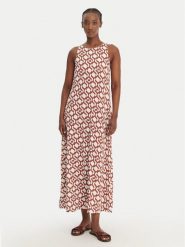 Max Mara Beachwear Sukienka letnia Paste 2616621069 Miedziany Regular Fit. Brązowe sukienki Max Mara Beachwear, na lato, xs, bez wzorów, z wiskozy, bez kołnierzyka, bez ramiączek. Za 1,279.00 zł.