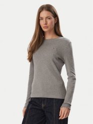 Tommy Hilfiger Bluzka Cody WW0WW53689 Szary Slim Fit. Szare bluzki TOMMY HILFIGER, xs, bez wzorów, z bawełny, bez kołnierzyka, bez ramiączek. Za 209.99 zł.