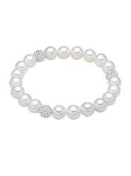 Yamato Pearls Bransoletka perłowa w kolorze białym rozmiar: onesize. Białe bransoletki Yamato Pearls, z cyrkonią. Za 227.95 zł.