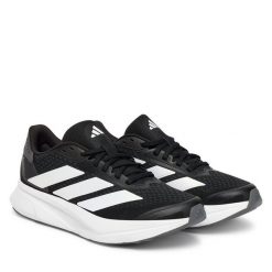 Buty do biegania adidas. Czarne obuwie sportowe Adidas, bez zapięcia, do biegania. Za 279.99 zł.