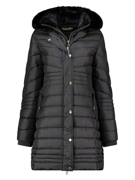 Canadian Peak Płaszcz pikowany w kolorze czarnym rozmiar: S. Czarne płaszcze Canadian Peak, s, bez wzorów, bez kaptura. Za 304.99 zł.