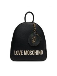 LOVE MOSCHINO Plecak JC4108PP1NLT1000 Czarny. Czarne plecaki Love Moschino, bez wzorów, ze skóry. Za 949.99 zł.