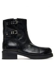 MICHAEL Michael Kors Botki Darrington 40F5DTFE5L Czarny. Czarne botki MICHAEL Michael Kors, bez wzorów, ze skóry, bez obcasa, na płaskiej podeszwie, bez zapięcia. Za 1,129.00 zł.