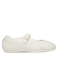 Baleriny Puma. Białe baleriny Puma, bez wzorów, bez obcasa. Za 329.99 zł.