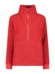 CMP Bluza polarowa w kolorze czerwonym rozmiar: 42. Czerwone bluzy CMP, bez wzorów, z polaru, bez kaptura. Za 170.95 zł.