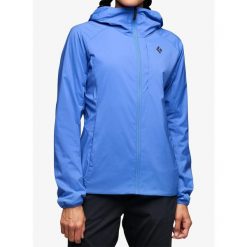 Kurtka softshell damska Black Diamond Alpine Start Insulated Hoody. Niebieskie kurtki sportowe Black Diamond, bez wzorów, z softshellu, bez kaptura, trekkingowe. Za 823.99 zł.