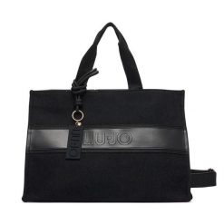 Torebka Liu Jo. Czarne torebki klasyczne Liu Jo, bez wzorów, bez dodatków. Za 499.99 zł.
