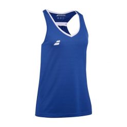 Tank top damski Play. Niebieskie topy BABOLAT, m, bez wzorów, bez kołnierzyka, bez ramiączek. Za 119.99 zł.