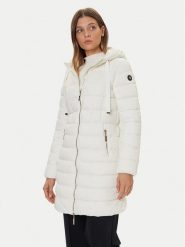 Gaudi Płaszcz zimowy 521BD35001 Écru Regular Fit. Płaszcze Gaudi, na zimę, bez wzorów, z syntetyku, bez kaptura. Za 529.99 zł.
