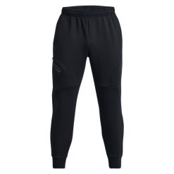 Spodnie Joggery Under Armour Unstoppable Flc Damskie. Czarne spodnie sportowe Under Armour, s, bez wzorów, z bawełny, do biegania. Za 558.00 zł.