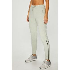Adidas Performance - Spodnie. Zielone spodnie dresowe adidas Performance, s, bez wzorów, z dzianiny. W wyprzedaży za 249.90 zł.