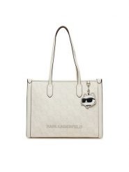KARL LAGERFELD Torebka A2W30190 Biały. Białe torebki klasyczne KARL LAGERFELD, bez wzorów, ze skóry, bez dodatków. Za 699.99 zł.