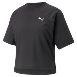 Koszulka treningowa damska Puma Modern Sports Tee. Czarne bluzki Puma, xl, bez wzorów, z poliesteru, sportowe, bez kołnierzyka, bez ramiączek. Za 212.00 zł.
